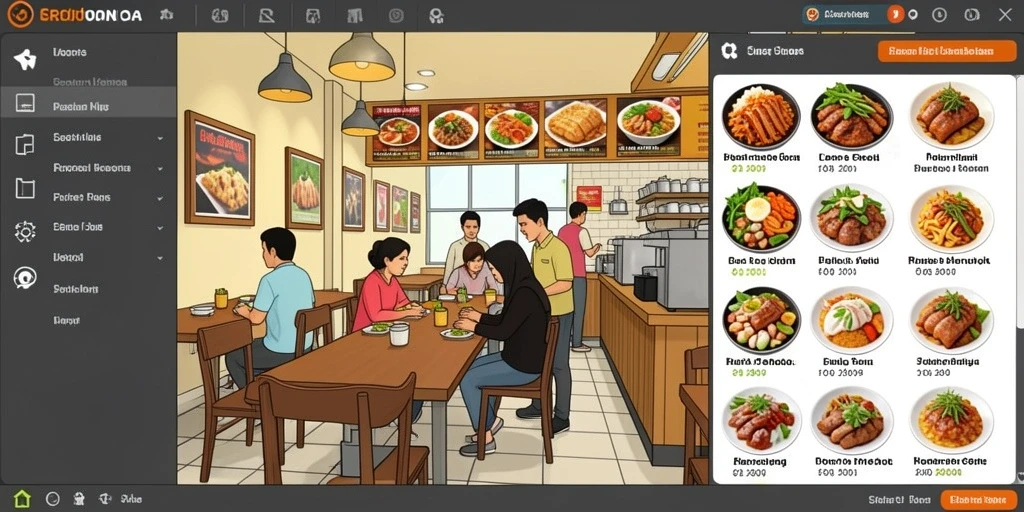 Mode permainan yang kompetitif sangat menantang.