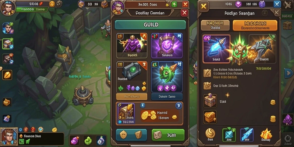 Screenshot permainan yang menunjukkan aksi seru.