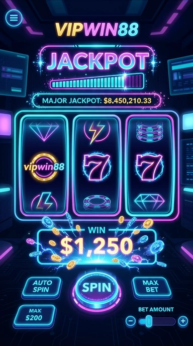 vipwin88 — layar beranda